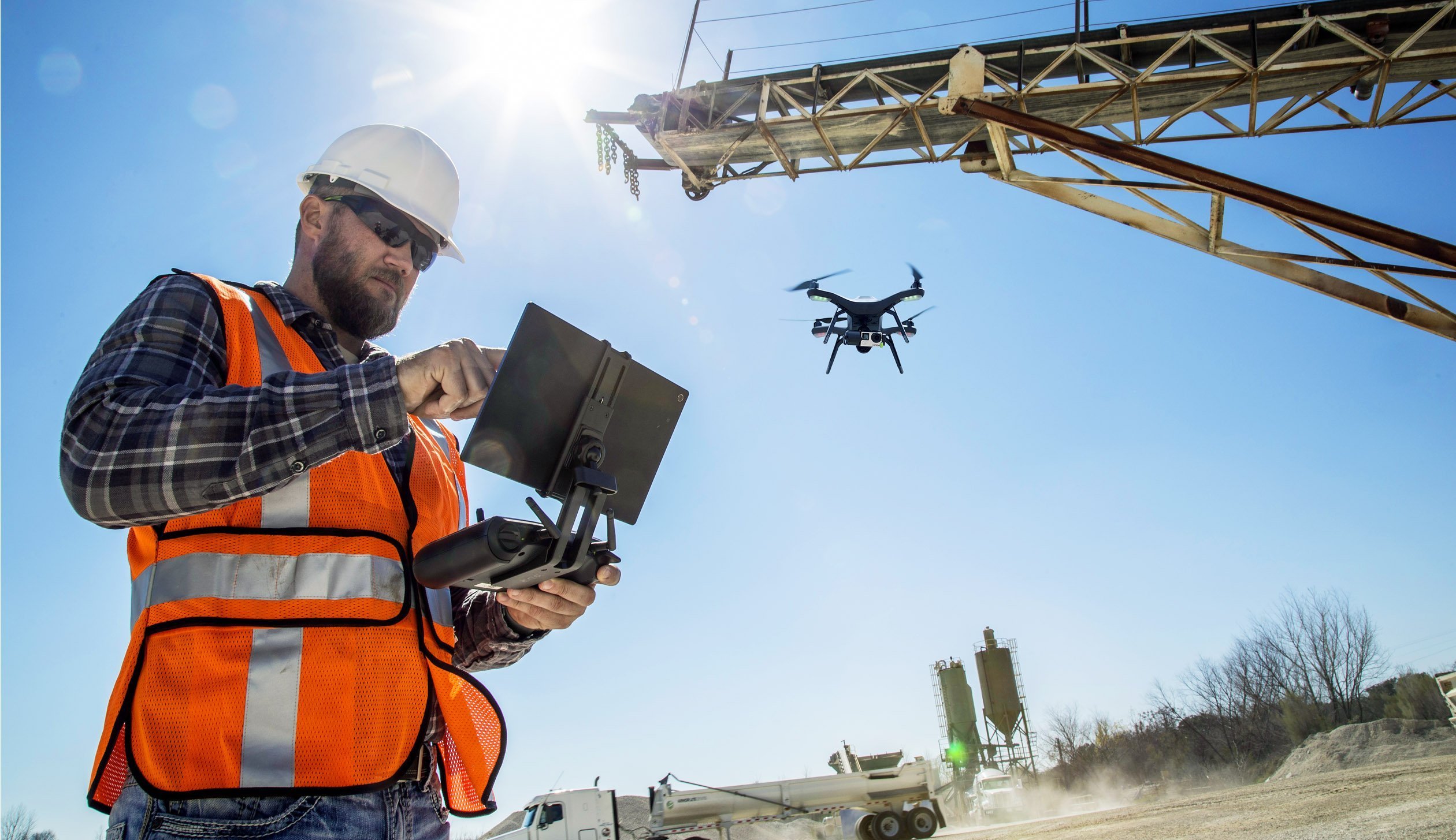 Construction Site Drone Flights Indianapolis Indiana